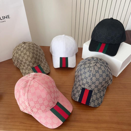 Casquette Gucci GG Canvas avec Bande Web (Web Stripe Cap)
