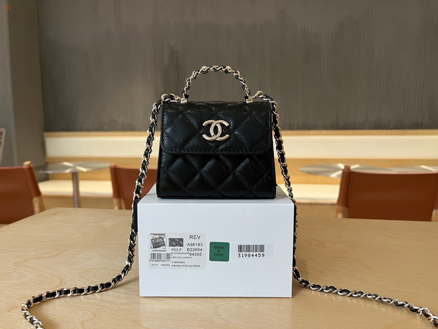Chanel Mini Top Handle Classic Flap Bag