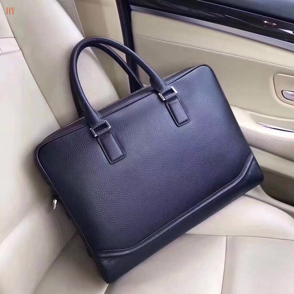 Prada Saffiano / Leather Briefcase