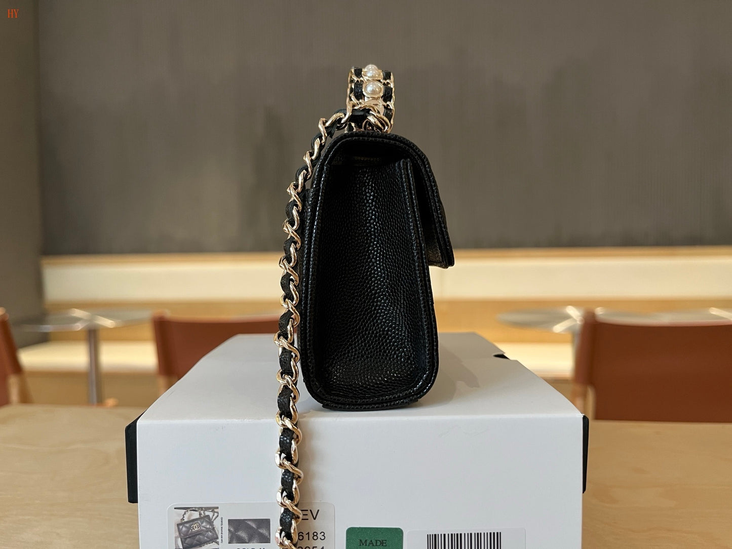 Chanel Mini Top Handle Classic Flap Bag