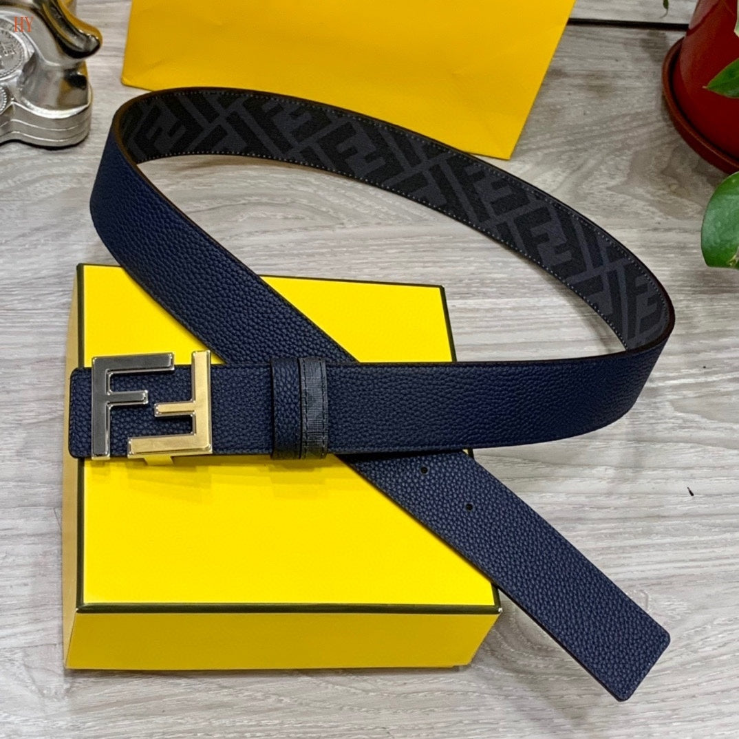 Fendi FF Reversible Leather Belt